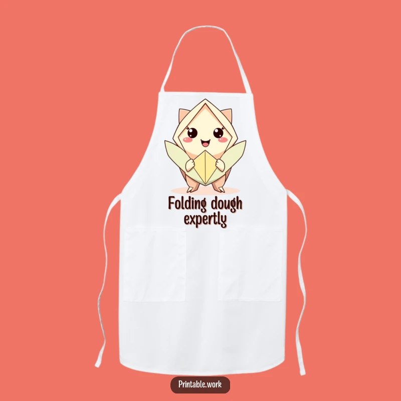 Funny Origami Smile Apron: Create with Precision and Playful Charm