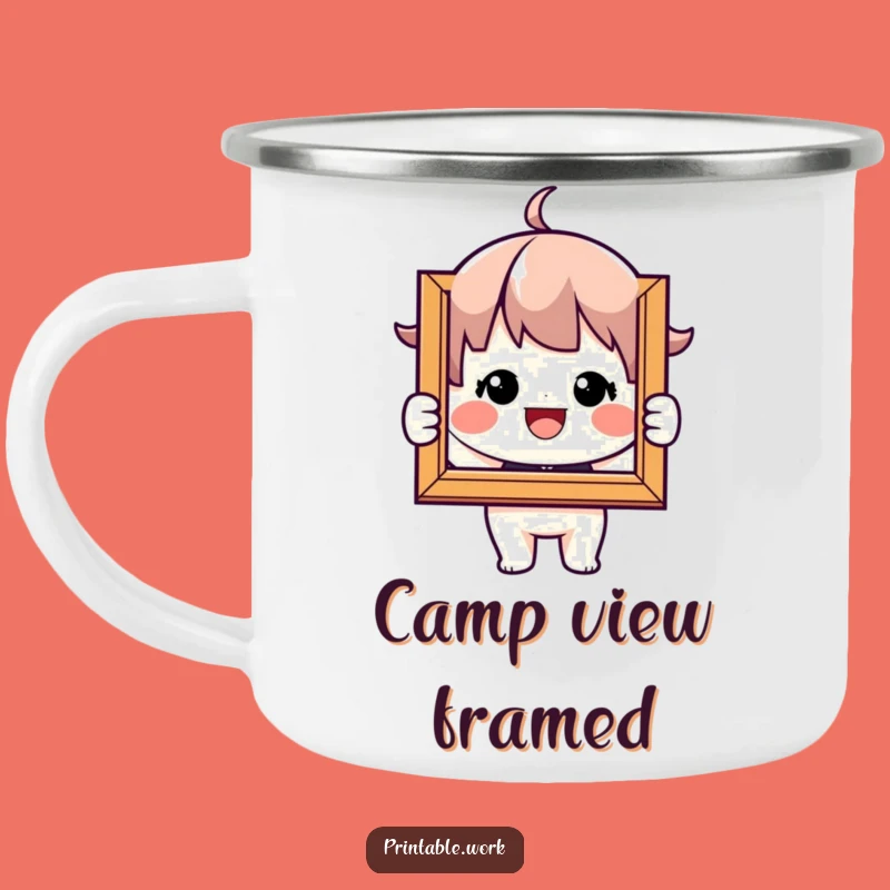 Funny Picture Frame Camping Mug - Cherish Memories Outdoors