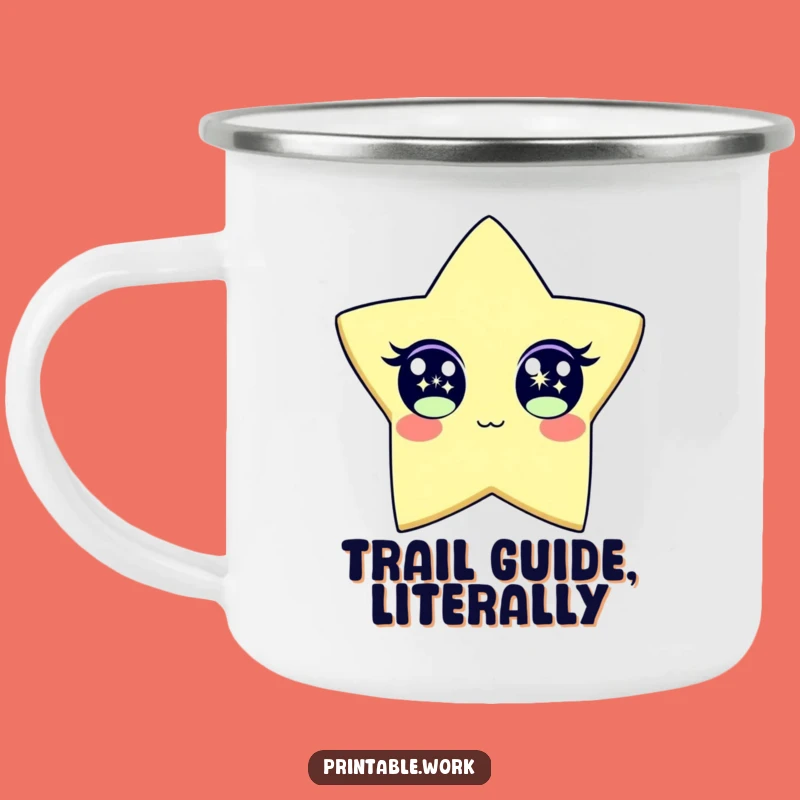 Funny Sparkle Star Camping Mug: Enjoy Adventures with this Durable and Hilarious Star Mug
