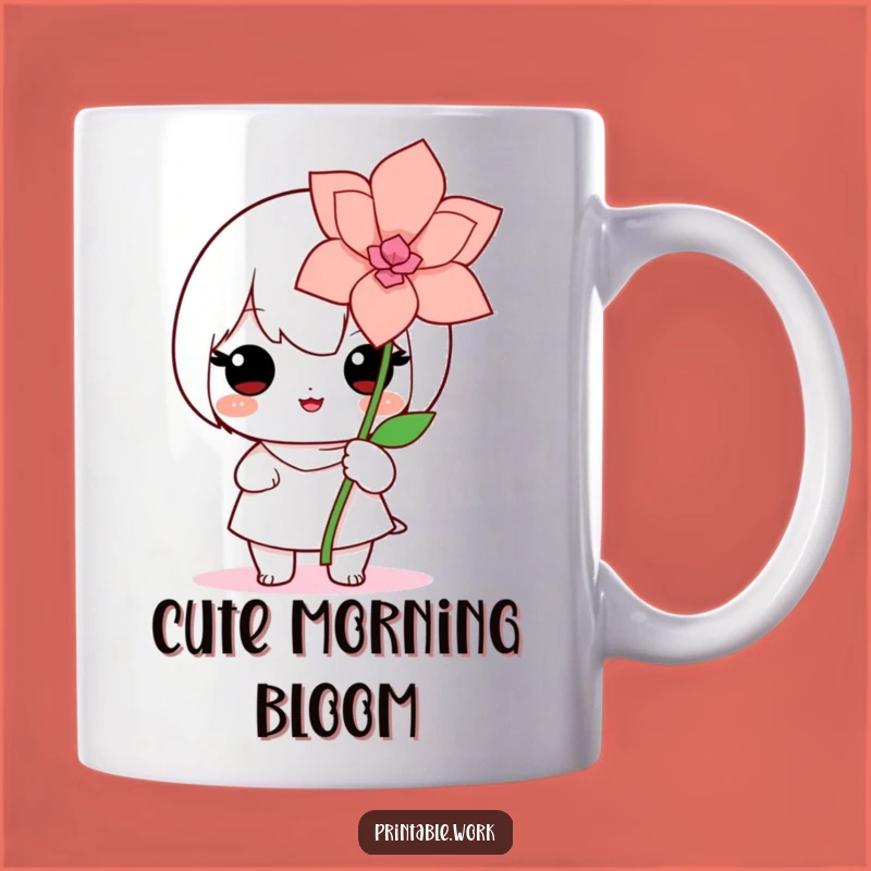 Kawaii Flower Maker Mug - Proud Crafter, Perfect Cute Gift!
