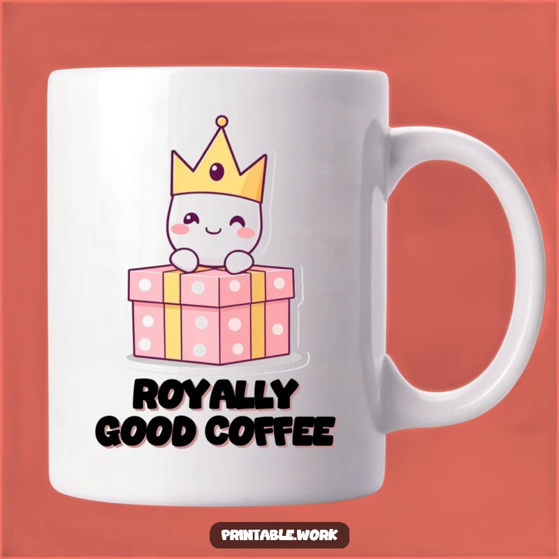 Funny Paper Crown Mug: Celebrate in Style with a Regal Treat Gift