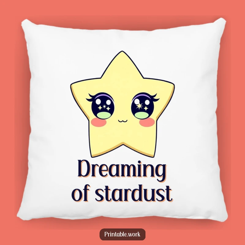 Cozy Funny Sparkle Star Pillow: Add Comfort and Cheer with this Hilarious Character Pillow