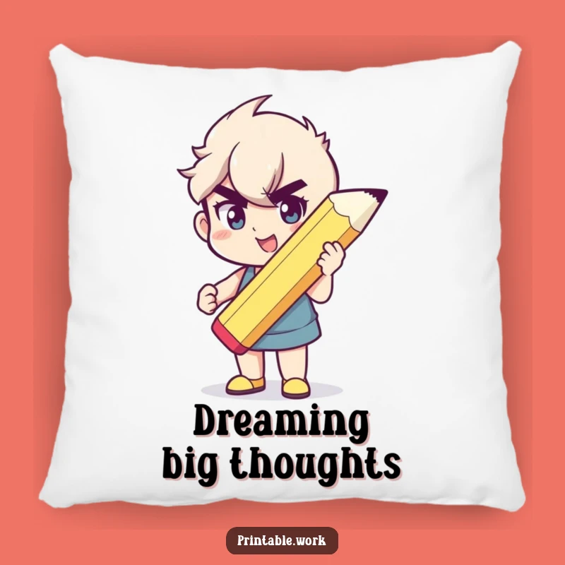 Funny Giant Pencil Pillow: Cozy Up with Creative Comfort and Humor