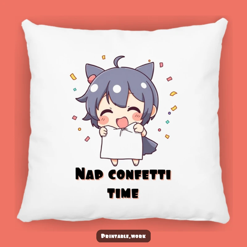 Funny Confetti Tear Pillow - Cozy Comfort for Festive Decor