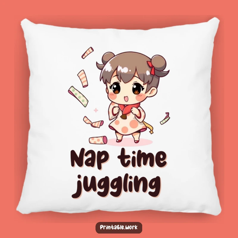 Funny Paper Juggling Pillow: Add a Touch of Whimsy to Your Space