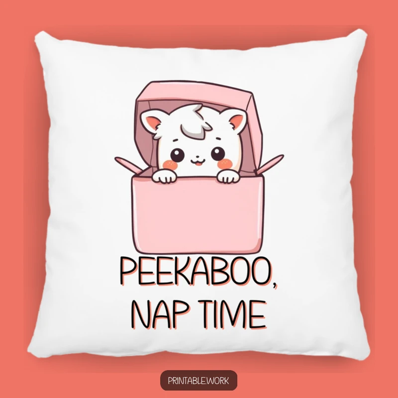 Funny Kawaii Pillow: Cozy Surprise Character Accent, Comfy Funny Gift!