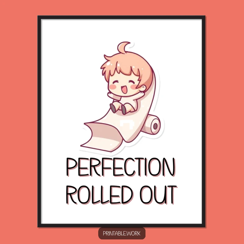 Funny Paper Slide Poster - Hilarious Wall Art for Joyful Spaces