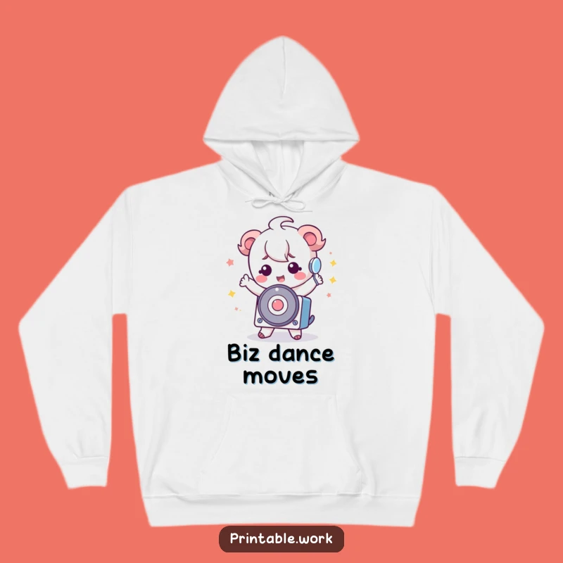 Funny Kawaii Rolodex Hoodie: Cozy Silly Dance Character for Cute Warmth Gift
