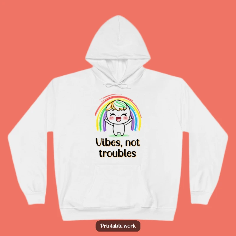 Cozy Funny Crayon Hoodie: Delighted Artist Sweatshirt, Perfect Funny Gift