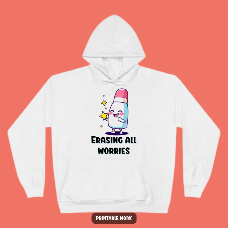 Cozy Funny Eraser Hoodie: Giggling Polisher Sweatshirt, Perfect Funny Gift