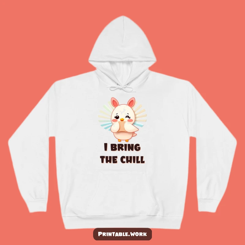 Funny Fan Hoodie: Cozy Playful Flutter, Ultimate Humorous Gift