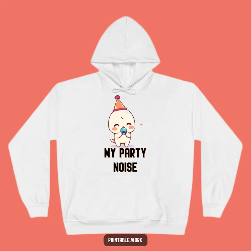Cozy Funny Kawaii Party Character Hoodie - Warmth and Laughter Guaranteed!