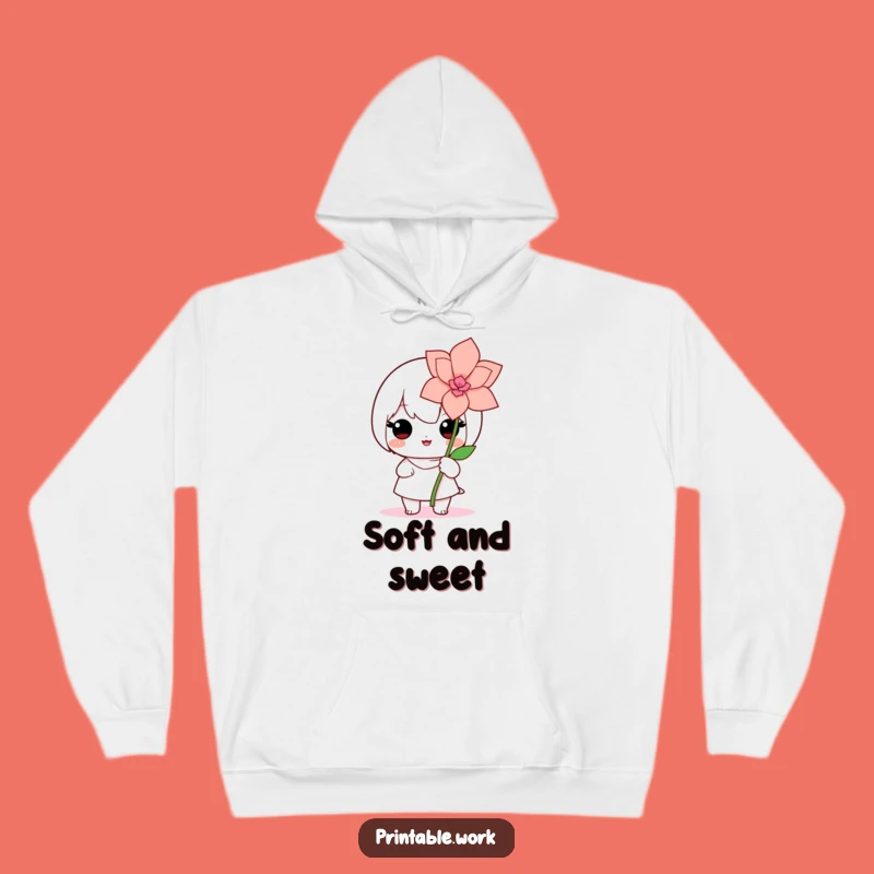 Kawaii Flower Maker Hoodie - Cozy Proud Crafter, Best Cute Gift!
