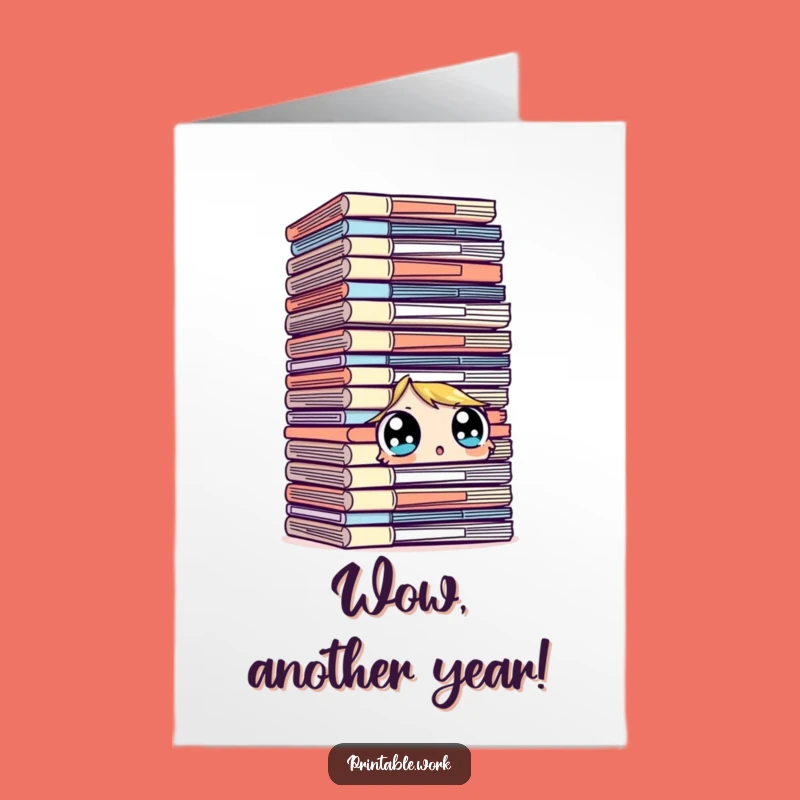 Free Printable Birthday Card: Surprised Files Funny Downloadable Gift