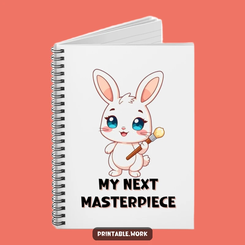 Bunny Artist Notebook - Funny Journal for Creative Ideas