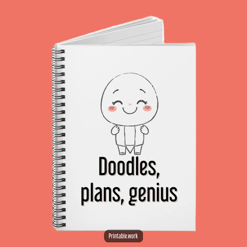 Funny Pencil Character Notebook: Wobbly Line Journal, Perfect Funny Gift for Writers