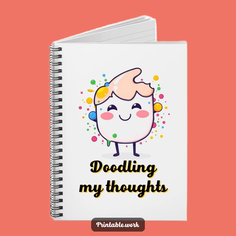 Funny Paint Brush Notebook: Sketch Your Ideas, Creative Journal, Perfect Funny Gift