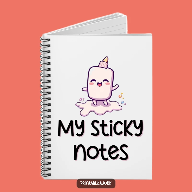 Funny Glue Stick Goo Notebook: Jot Down Your Creative Ideas