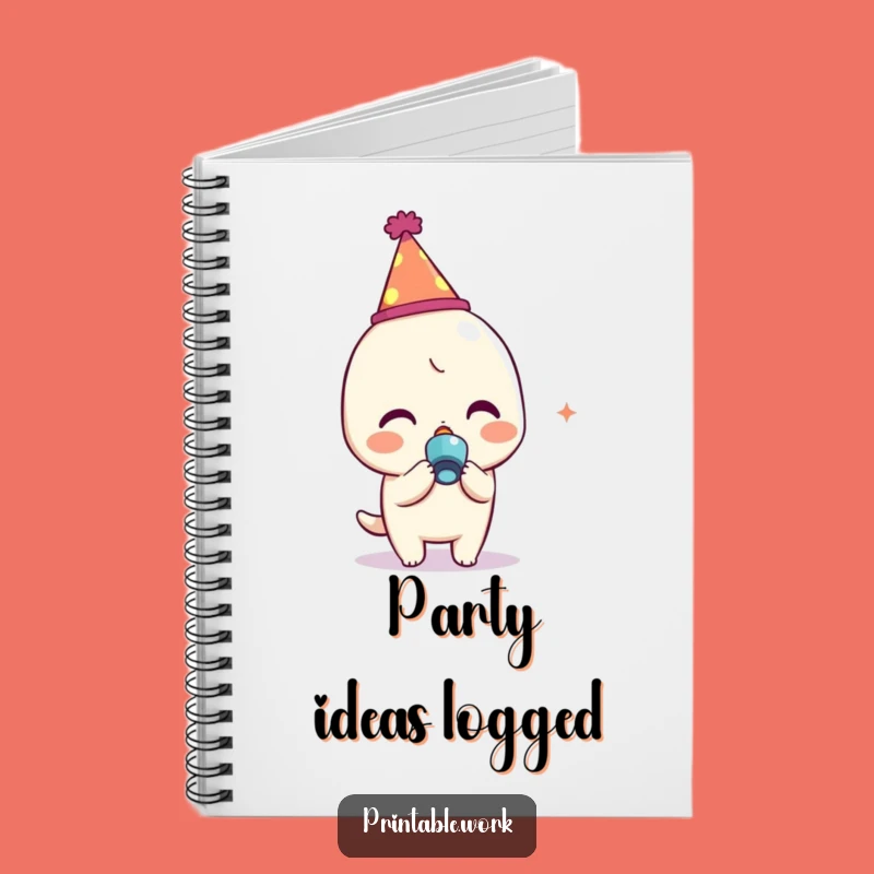 Funny Kawaii Party Character Notebook - Jot Down Your Funny Ideas!