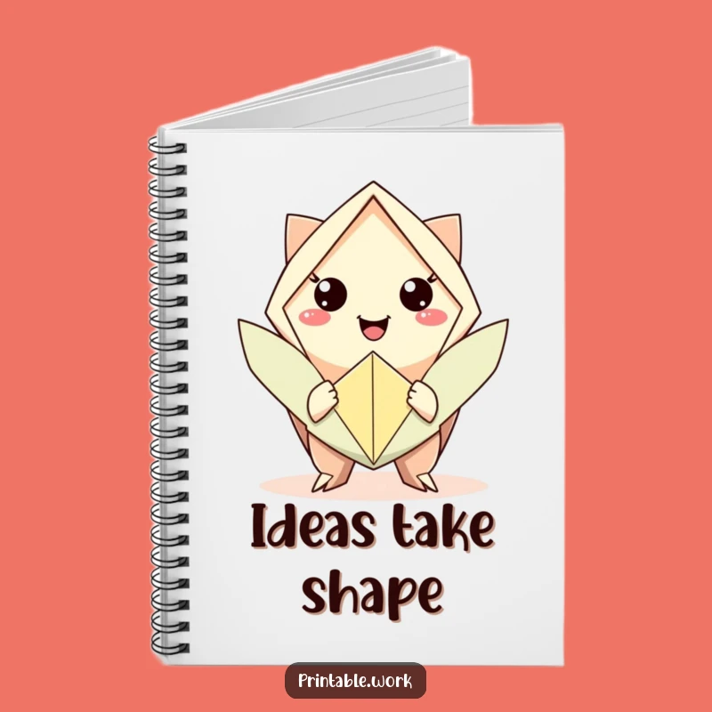 Funny Origami Smile Notebook: For Jotting Down Your Creative Folds