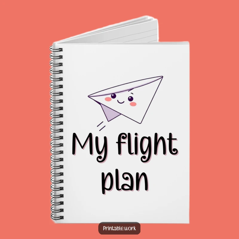Funny Paper Airplane Notebook: Journal Your Adventures in Flight