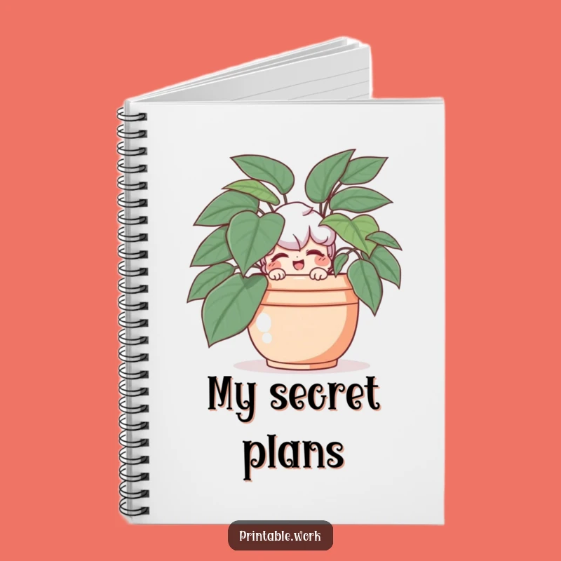 Funny Secret Ideas Notebook: Playful Hiding Character for Journaling Funny Gift