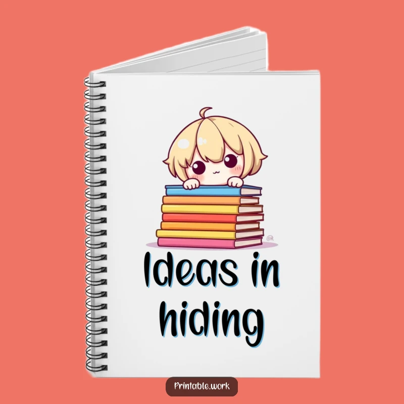 Funny Shy Kawaii Notebook: Adorable Journal for Readers, Perfect Funny Gift