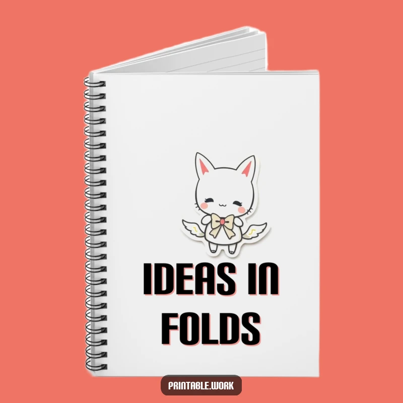 Funny Paper Character Curtsy Notebook: Jot Down Elegant Thoughts