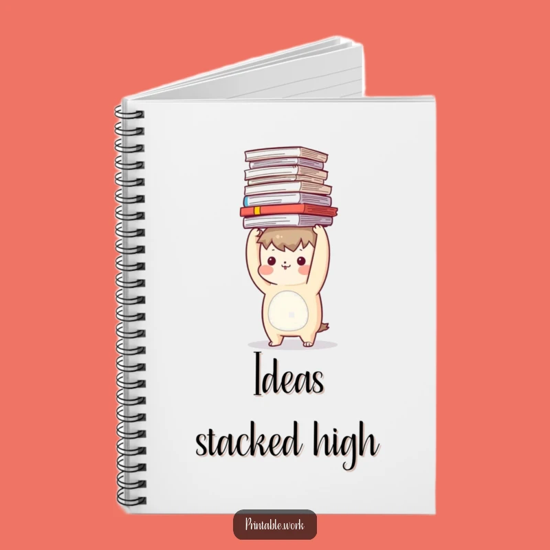 Funny Ideas Notebook: Hilarious Balancing Character for Jotting Funny Gifts