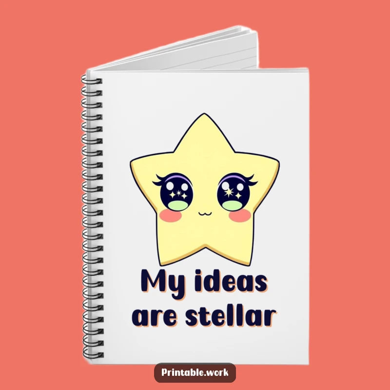 Funny Sparkle Star Notebook: Jot Down Bright Ideas in this Hilarious and Inspiring Notebook