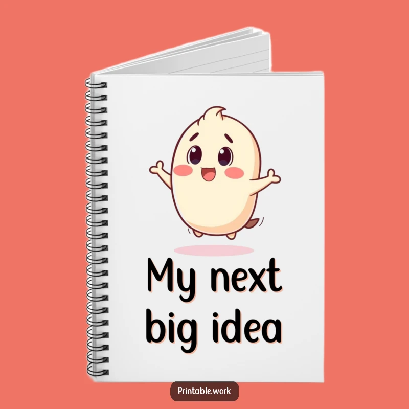 Funny Stamp Bounce Notebook: Jot Down Your Joyful Thoughts