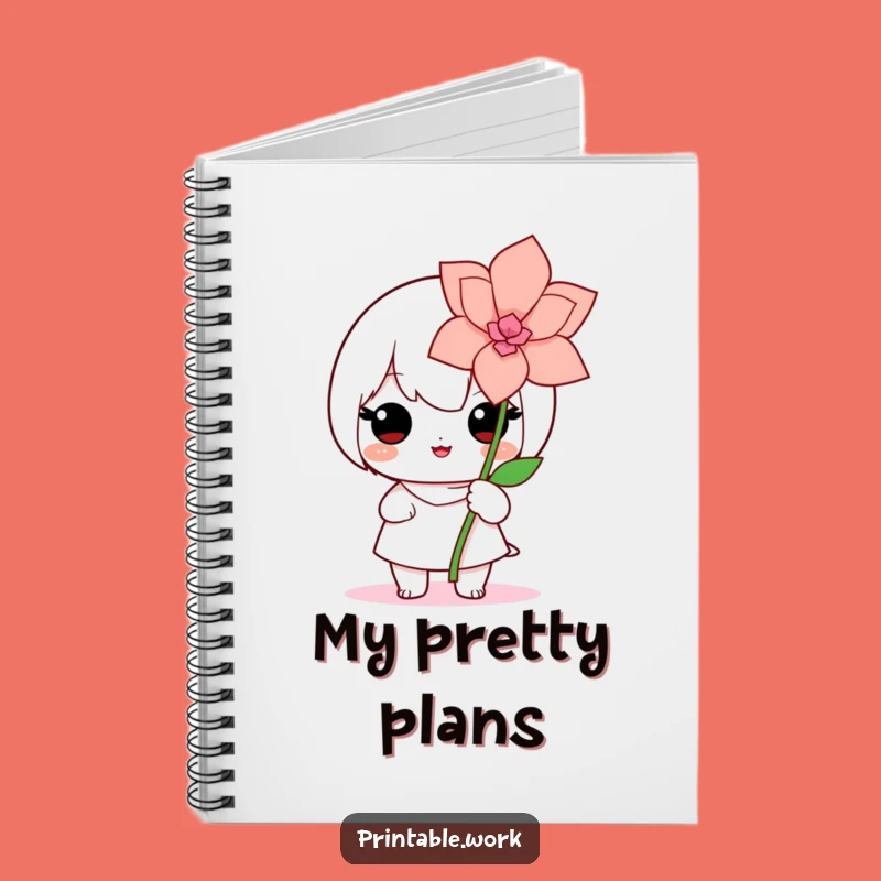 Kawaii Flower Maker Notebook - Proud Crafter Journal, Perfect Cute Gift Lined!