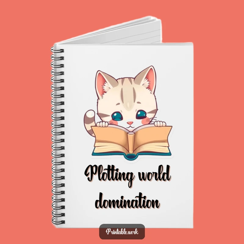 Funny Curious Cat Notebook: Perfect for Journaling, Gift for Readers