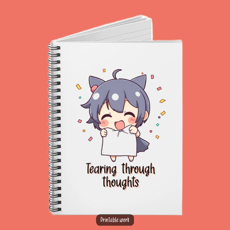 Funny Confetti Tear Notebook - Journal Your Celebratory Thoughts