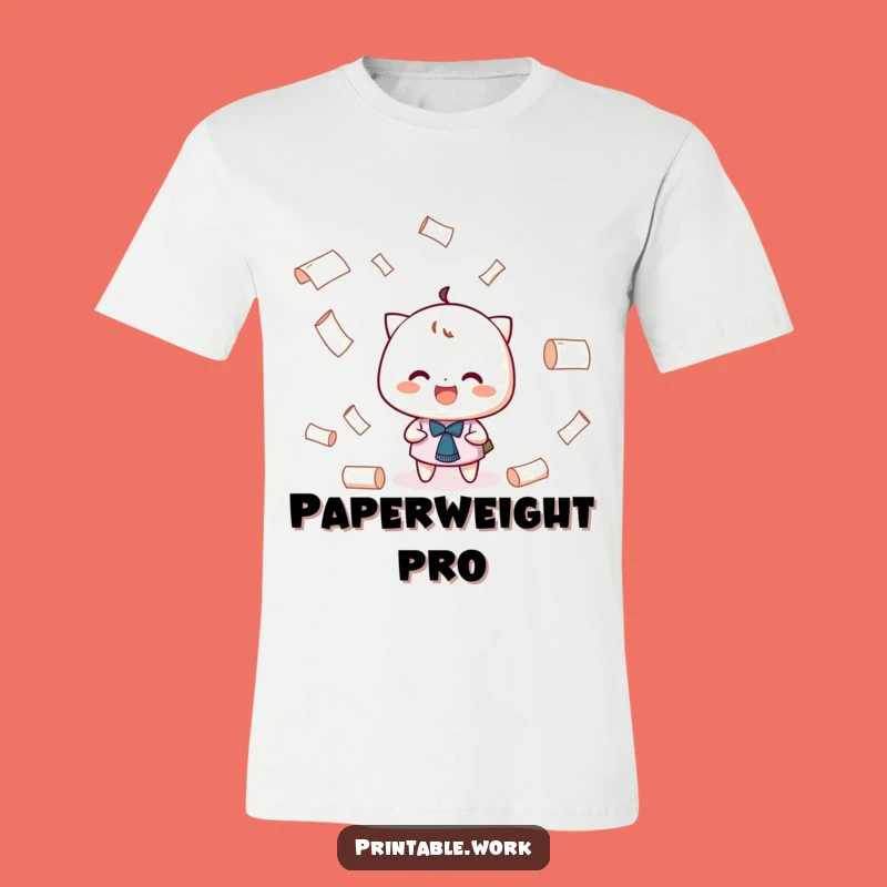 Funny Juggling Paper T-Shirt - Grinning Skill Tee - Playful Gift