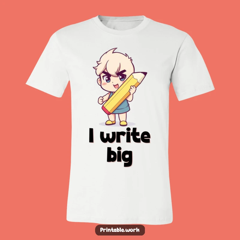 Funny Giant Pencil T-Shirt: Unleash Your Creative Power with Humor