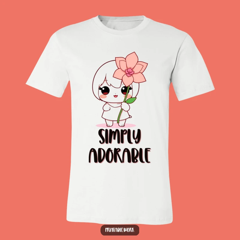 Kawaii Flower Maker T-Shirt - Proud Crafter Design, Ideal Cute Gift Tee!