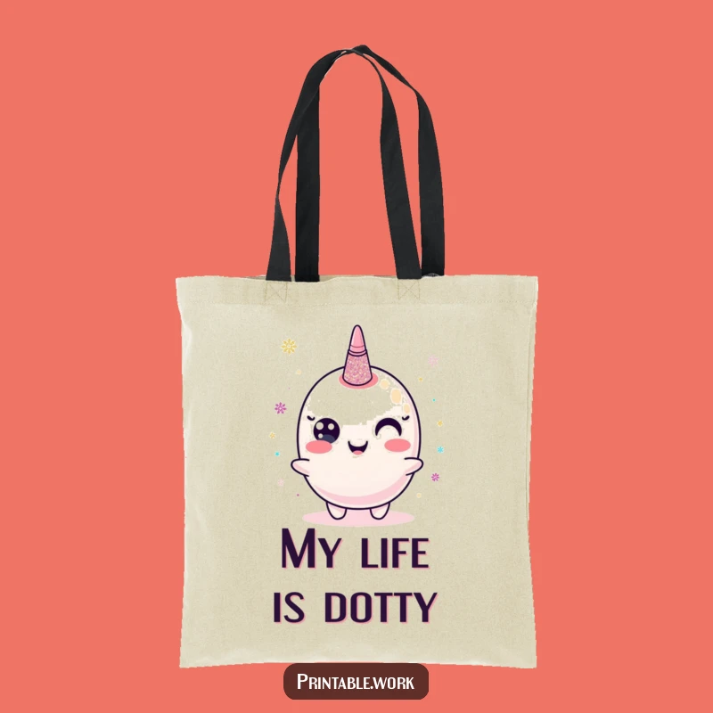 Funny Glitter Glue Tote Bag: Carry Your Creations with Shimmering Style!